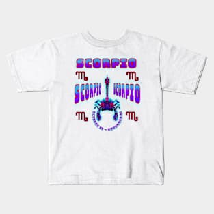 Scorpio 5a Amethyst Kids T-Shirt